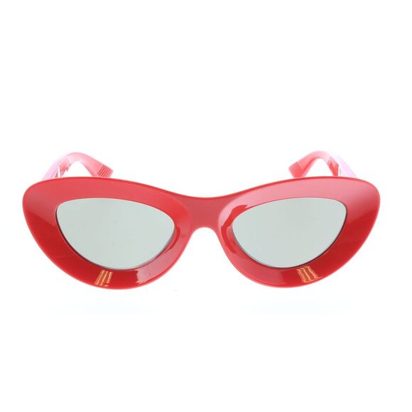 Bottega Veneta BV1325S-003 Bold Red Cat-Eye Sunglasses  Dark - Picture 2 of 5